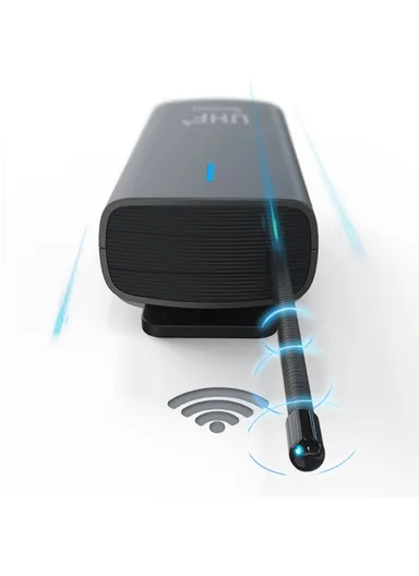 Wireless Lapel Microphone 2 Transmitters + 1 Receiver System For Phone Video Recording Interview Podcast Vlog