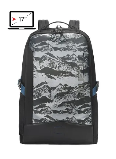 17'' Waterproof Breathable Laptop Backpack For Travel &amp; School T-B9021 - Grey