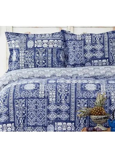 2 Pieces Voleta Baby Bedspread Set 170 x 115 Cm - Indigo