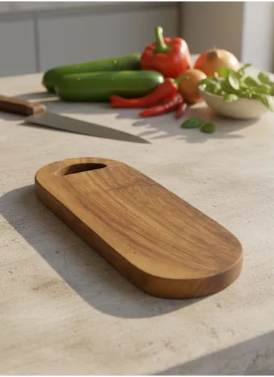 Wood Cutting Board For Chopping YD-8813 (L42 x W17 x H2)cm