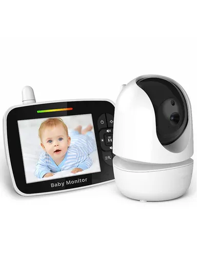 3.5" LCD PTZ Camera 1200mAh 360º Baby Monitor Security Video Camera With Temperature Monitoring, VOX Night Vision SM935H