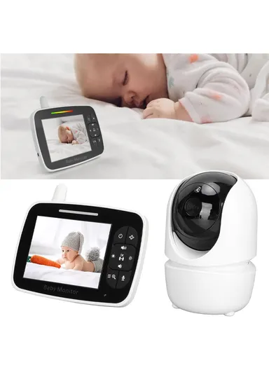 3.5" LCD PTZ Camera 1200mAh 360º Baby Monitor Security Video Camera With Temperature Monitoring, VOX Night Vision SM935H