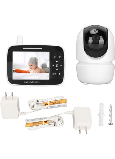 3.5" LCD PTZ Camera 1200mAh 360º Baby Monitor Security Video Camera With Temperature Monitoring, VOX Night Vision SM935H