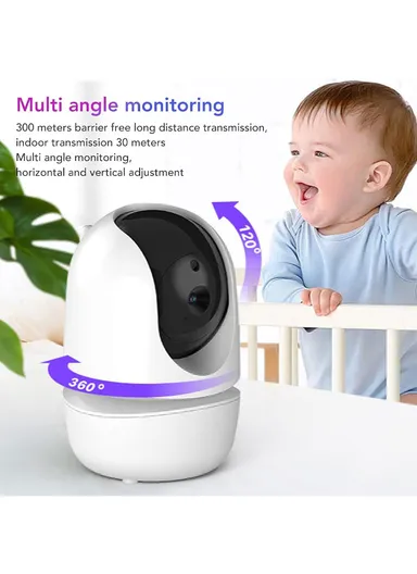 3.5" LCD PTZ Camera 1200mAh 360º Baby Monitor Security Video Camera With Temperature Monitoring, VOX Night Vision SM935H
