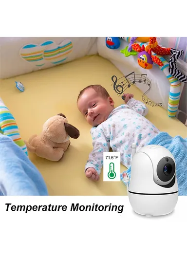 3.5" LCD PTZ Camera 1200mAh 360º Baby Monitor Security Video Camera With Temperature Monitoring, VOX Night Vision SM935H