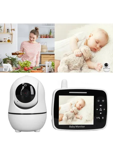 3.5" LCD PTZ Camera 1200mAh 360º Baby Monitor Security Video Camera With Temperature Monitoring, VOX Night Vision SM935H