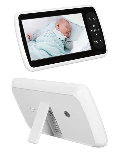 5" LCD PTZ Camera Wireless Baby Monitor 3000 mAh 5.0" Digital Wireless Baby Monitor With Night Vision, Temperature Monitoring &amp; Sweet Music SM650