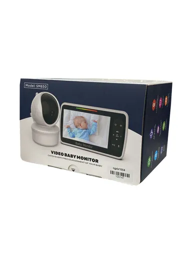 5" LCD PTZ Camera Wireless Baby Monitor 3000 mAh 5.0" Digital Wireless Baby Monitor With Night Vision, Temperature Monitoring &amp; Sweet Music SM650