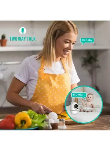 7-Inch Advanced HD Wireless Baby Monitor PTZ Camera Sender Unit with Two-Way Communication and Multi-Angle Monitoring SM70