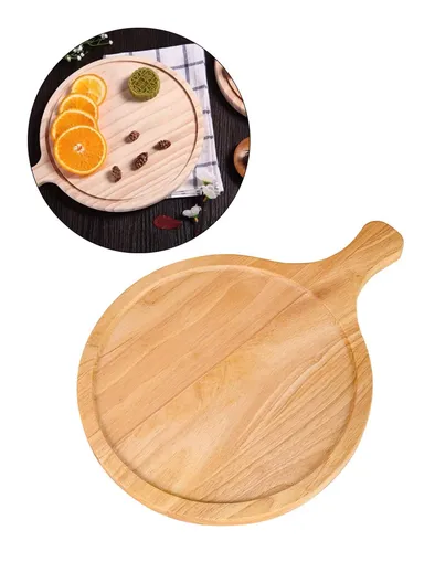 26cm Bamboo Wooden Pizza Serving Board