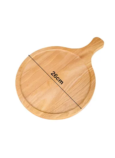 26cm Bamboo Wooden Pizza Serving Board