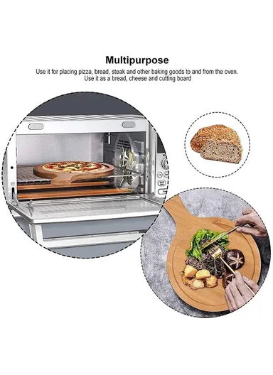 31cm Bamboo Wooden Pizza Serving Board