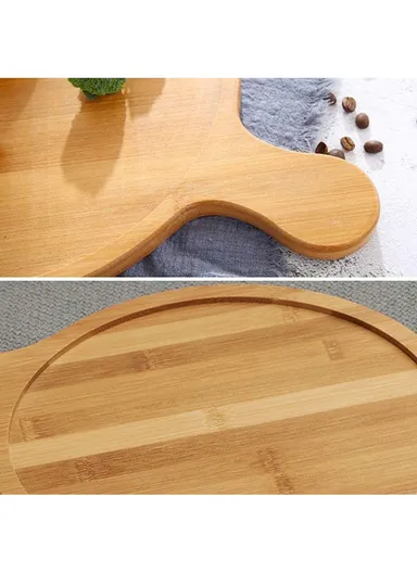 31cm Bamboo Wooden Pizza Serving Board