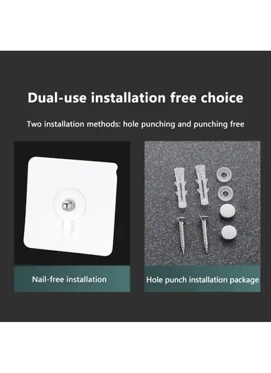 70cm Stainless Steel Bathroom Towel Rack Storage Holder Shelf - Silver