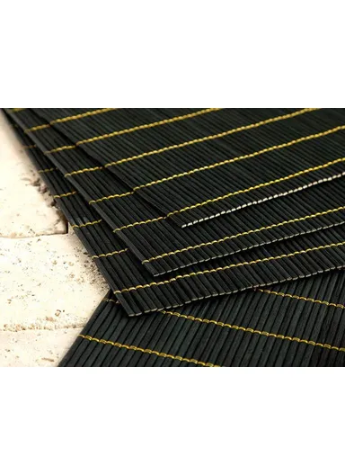 Farleg Bamboo 4 Set Place Mat 45x30 cm Black
