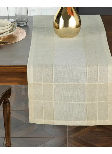 Luxe Linen Runner 40x150 cm Beige