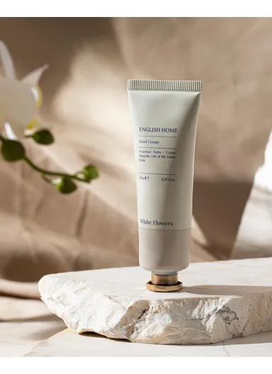 White Flowers Hand Cream 30 mL Beige