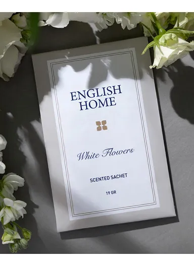 White Flowers Scented Sachet 19 gr Beige