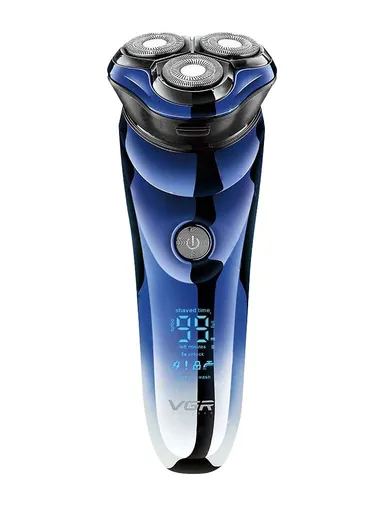 5W Washable Waterproof Electric Shaver Razor For Men With LED Display V-305 (L16 x W6 x H5)cm