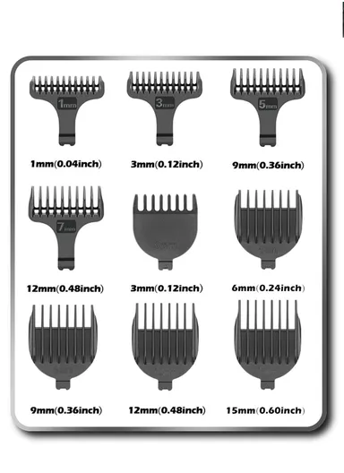 1200mAh 6-in1 Professional Rechargeable Grooming Kit For Men With LED Display V-106