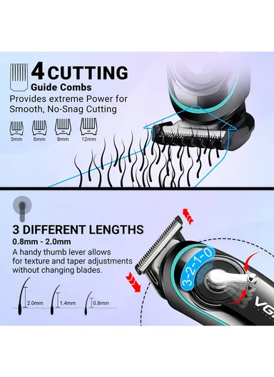 PRECISION T-BLADE 5W 600mAh Hair Trimmer With LED Display V-075