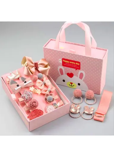 18pcs 3-14y Hair Clip Set Toddler Girl Hair Accessories 