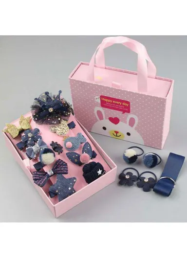 18pcs 3-14y Hair Clip Set Toddler Girl Hair Accessories 