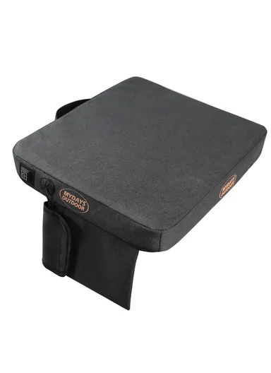 Outdoor Heated Seat Cushion 3 Mode Adjustable USB-Powered Heating Seat Pads for Camping (L38 x W33 x H5) cm