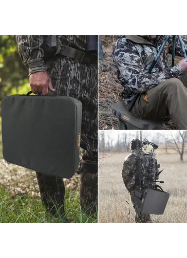 Outdoor Heated Seat Cushion 3 Mode Adjustable USB-Powered Heating Seat Pads for Camping (L38 x W33 x H5) cm