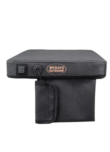 Outdoor Heated Seat Cushion 3 Mode Adjustable USB-Powered Heating Seat Pads for Camping (L38 x W33 x H5) cm