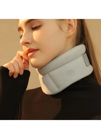 Double Layer Sponge Neck Brace Breathable Anti-bowing Ergonomics Neck Support Sleeve DWJ52 - L