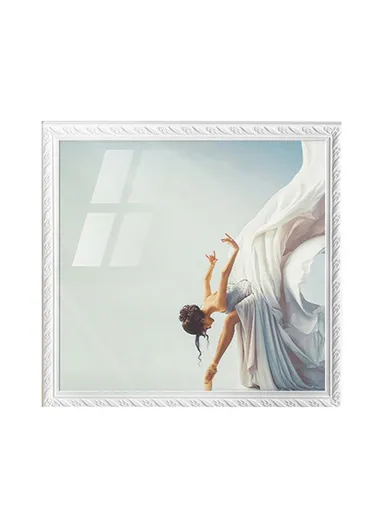 Bathroom Wall-Mounted Folding Cloth Container Picture (L40 x W38)cm - Dancer