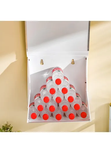 Folding Cloth Storage Box Wall-Mounted Picture Frame Organizer (L35.5 x W35.5) cm - Butterfly