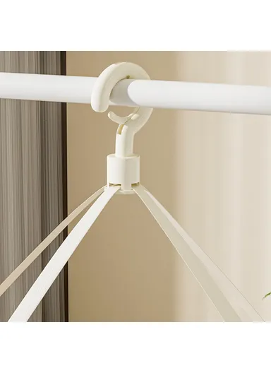 60CM Round Dual-Layer Mesh Drying Clothes Holder Hanging Drying Rack Basket (80g High-Density Mesh Cloth)