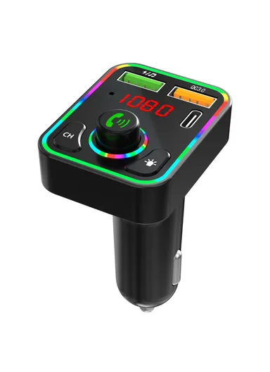 Fast Car Charger 7-Color Lights Hands-Free Bluetooth Calling MP3 Wireless Player PDF3