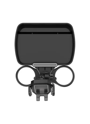 Multifunctional Car Cup Holder Phone Mount Stand with Snacks Food Tray Table B06 (L16.4 x W23.4)cm - Green