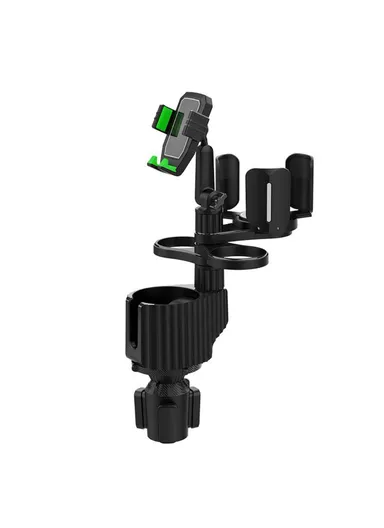 Multifunctional Car Cup Holder Phone Stand Mount Coffee Beverage Instant Noodles Bracket A04 - Green