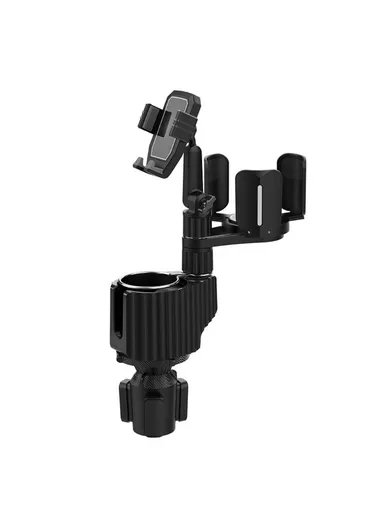 Car Drink Cup Holder Mobile Phone Mount Stand Instant Noodle Beverage Vehicle Bracket A08 - Grey