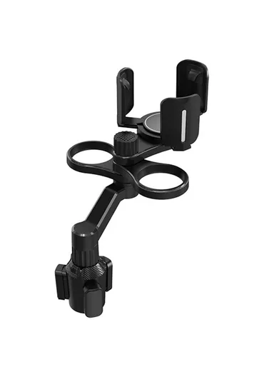 Car Cup Holder Expander with Adjustable Cup Holder Dual Round Car Cup Holder Mount Organizer For Drink Bottle Snack