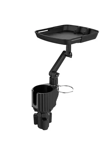 ABS Car Cup Holder Mount Meal Tray Drink Holder Phone Stand Small Dining Table A01