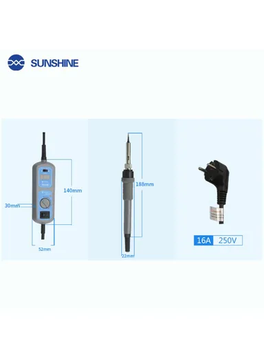 60W Portable Thermostat Solder Iron For Mobile Phone Repair Tools SS-928D
