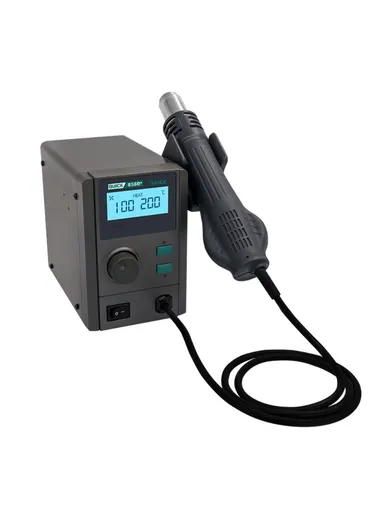 220V Hot Air Rework Solder Station With LCD Digital Display Mobile Phone PCB Motherboard Repair Tool - EU Plug QUICK 858D+
