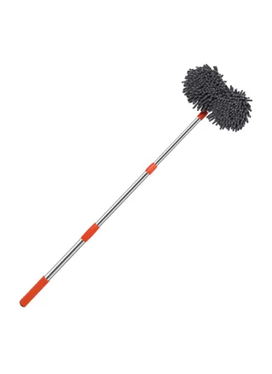 Dual Chenille Mop Head Telescopic Car Wash Mop 360 Degree Rotation Car Wash Brush