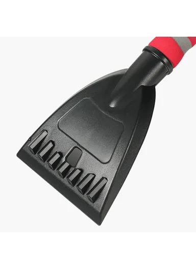 Detachable ABS &amp;Sponge Snow Removal Shovel Winter Car Windshield Snow Scraper Rotatable Brush (L54 x W27)cm - Red