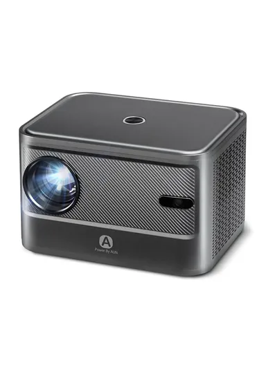 65W Portable Home Theater Projector Android 9.0 HD Video Screen Mirroring WiFi Bluetooth LED Projector - EU Plug AUN A002 (L16 x W12 x H10)cm