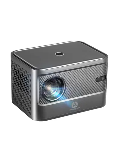 65W Portable Home Theater Projector Android 9.0 HD Video Screen Mirroring WiFi Bluetooth LED Projector - EU Plug AUN A002 (L16 x W12 x H10)cm
