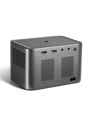 65W Portable Home Theater Projector Android 9.0 HD Video Screen Mirroring WiFi Bluetooth LED Projector - EU Plug AUN A002 (L16 x W12 x H10)cm