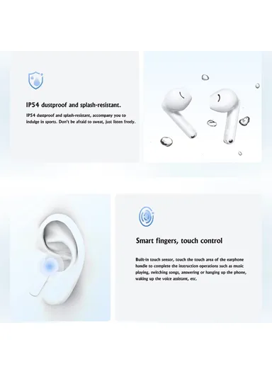 FreeBuds Wireless Headset Bluetooth 5.3 Headphones Smart Touch Control TWS Earbuds SE 2 - White