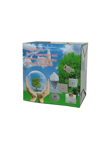 E27 Human Body Motion Sensor Bulb Holder With Adjustable Time &amp; Sensivity (W8 x D9 x T4) cm