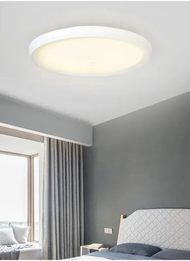 12W 24CM Round LED Ceiling Light Panel for Bathroom, Garage, Corridors, Stairway &amp; Balcony - Warm 